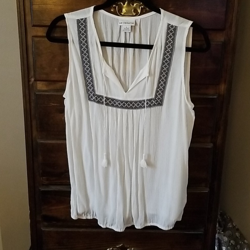 Liz Claiborne sleeveless blouse